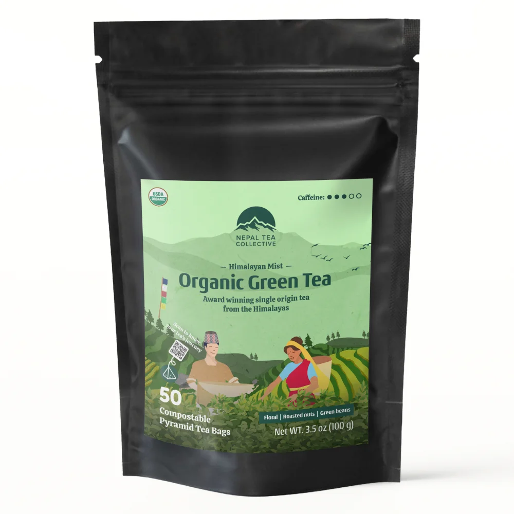 nepal tea himalayan mist green tea bags main image before